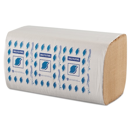 Gen Singlefold Paper Towels, 1 Ply, 334 Sheets, 258 ft, Kraft GENSF5001K